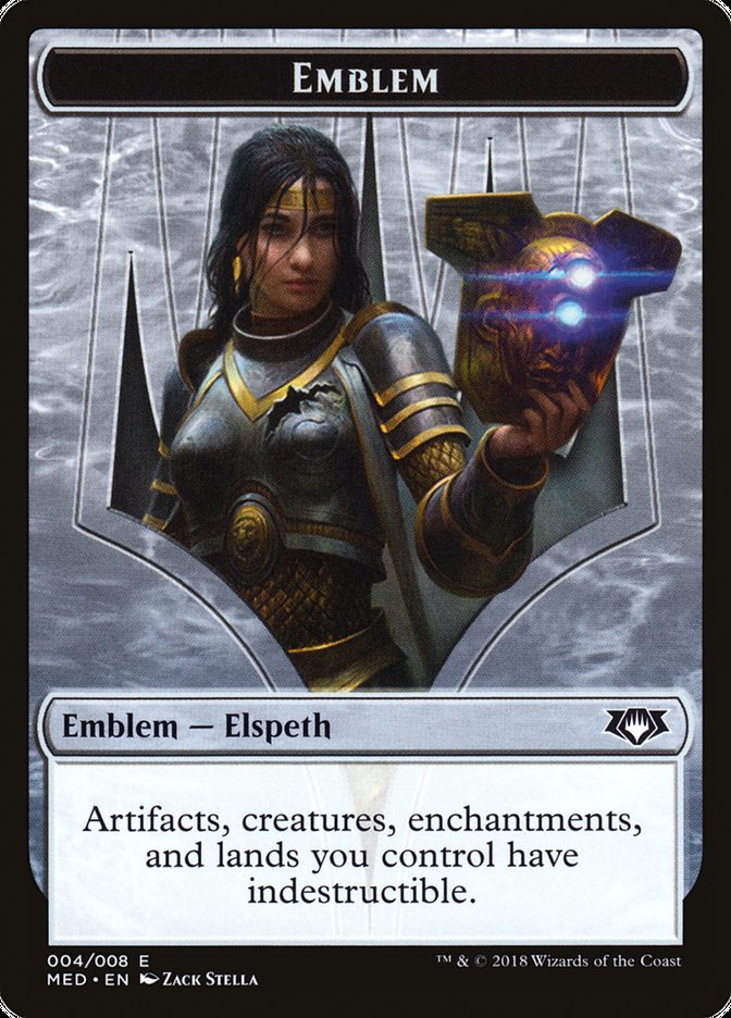 Elspeth, Knight-Errant Emblem [Mythic Edition Tokens] | Gamers Paradise