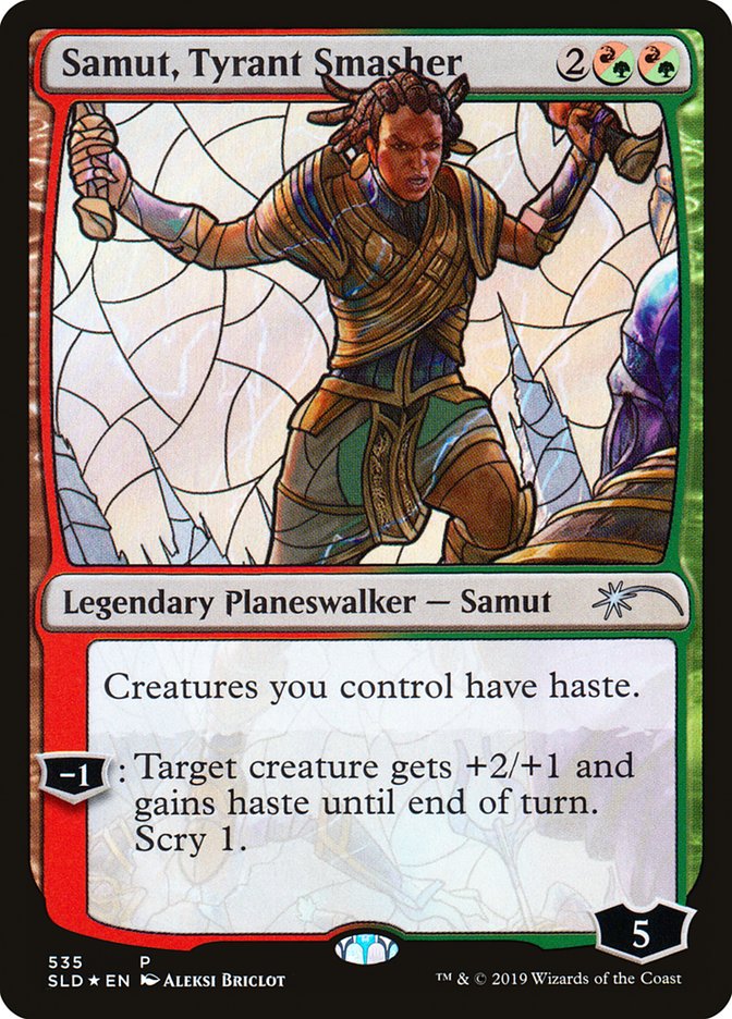 Samut, Tyrant Smasher (Stained Glass) [Secret Lair Drop Promos] | Gamers Paradise