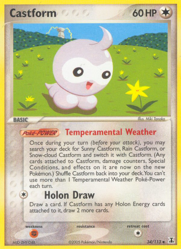 Castform (34/113) [EX: Delta Species] | Gamers Paradise