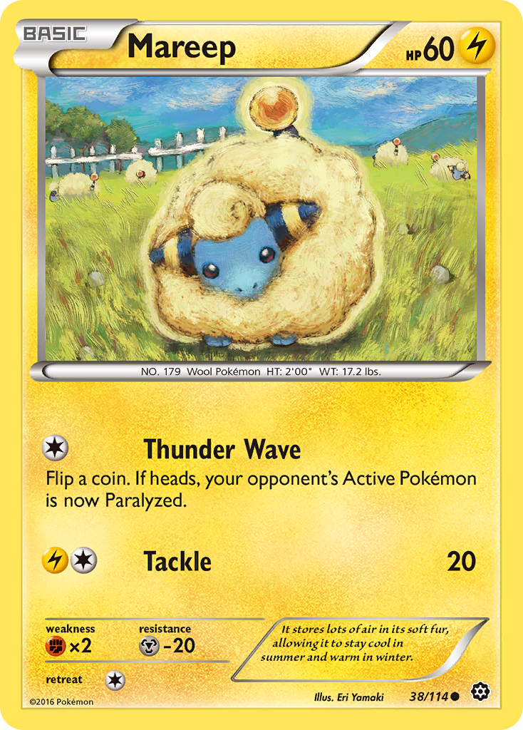 Mareep (38/114) [XY: Steam Siege] | Gamers Paradise