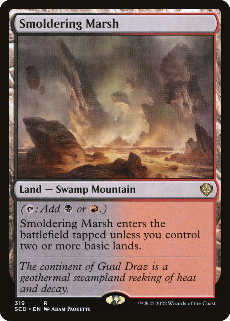 Smoldering Marsh [Starter Commander Decks] | Gamers Paradise