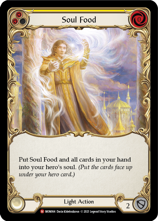 Soul Food [MON064-RF] 1st Edition Rainbow Foil | Gamers Paradise