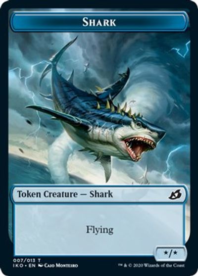 Pegasus // Shark Double-Sided Token [Challenger Decks 2021 Tokens] | Gamers Paradise
