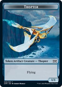 Thopter (008) // Wurm (030) Double-Sided Token [Double Masters Tokens] | Gamers Paradise