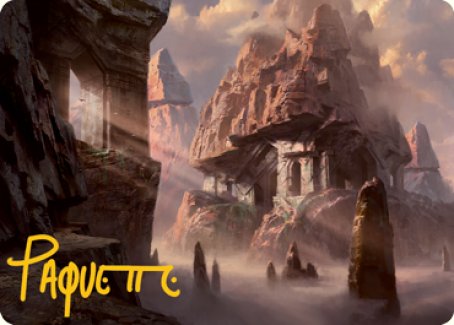 Mountain (277) Art Card (Gold-Stamped Signature) [Dungeons & Dragons: Adventures in the Forgotten Realms Art Series] | Gamers Paradise