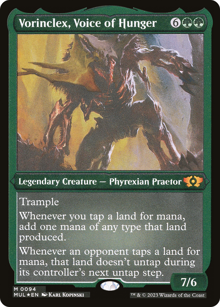 Vorinclex, Voice of Hunger (Foil Etched) [Multiverse Legends] | Gamers Paradise