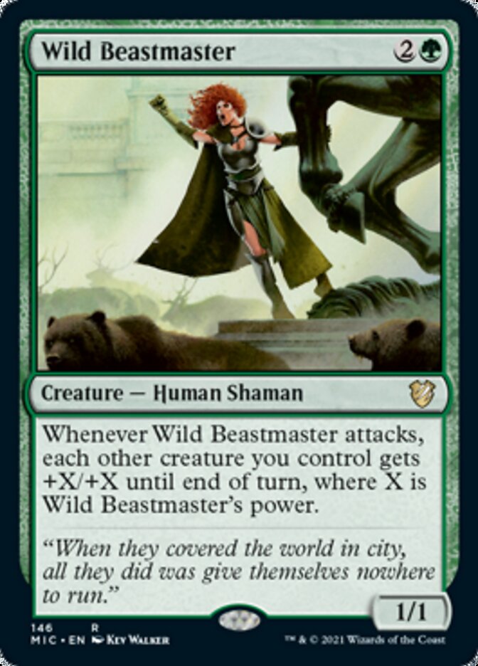 Wild Beastmaster [Innistrad: Midnight Hunt Commander] | Gamers Paradise