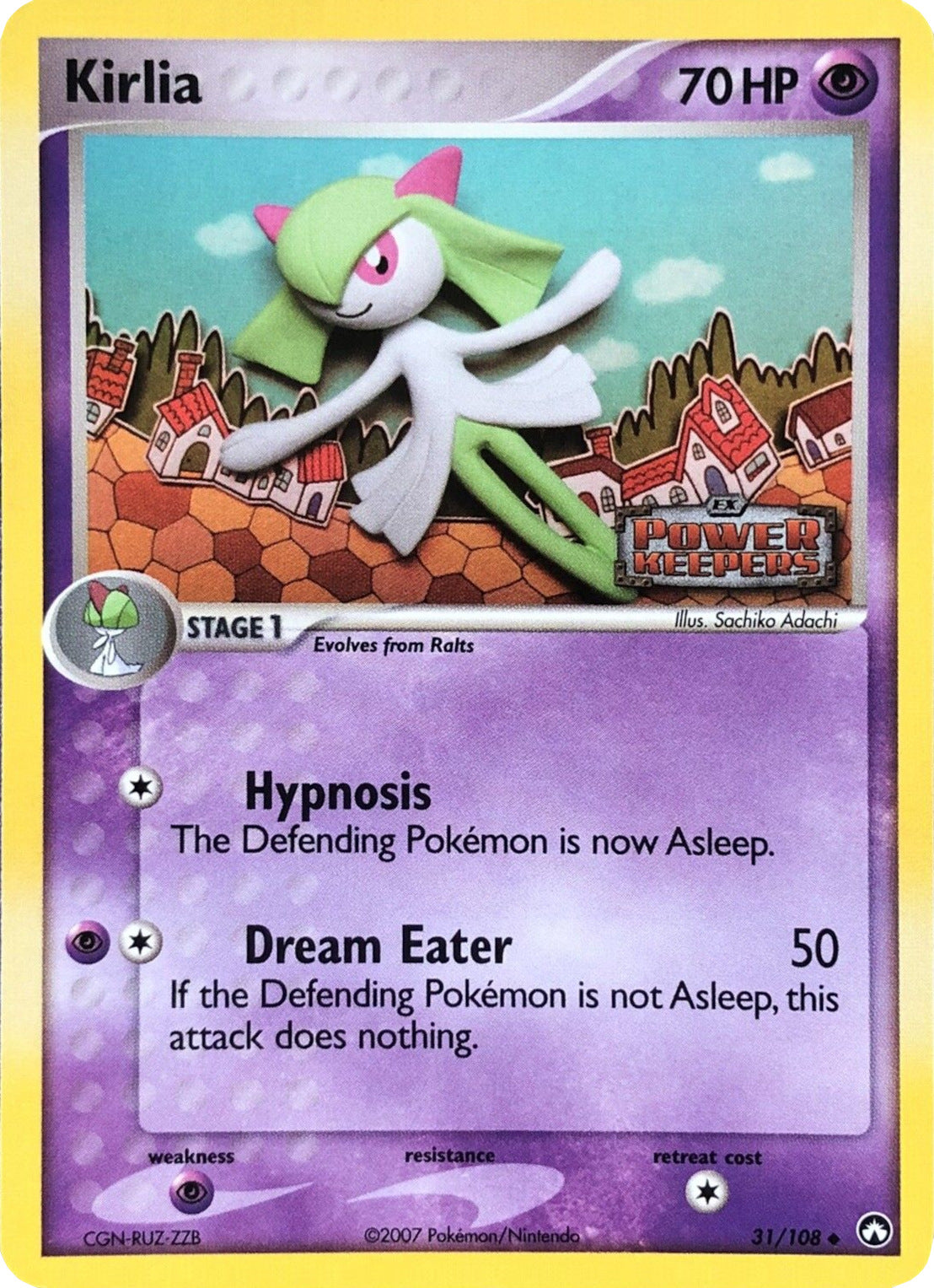 Kirlia (31/108) (Stamped) [EX: Power Keepers] | Gamers Paradise