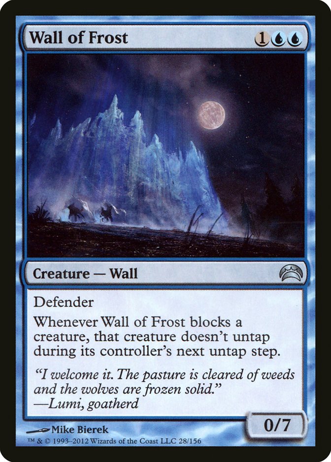 Wall of Frost [Planechase 2012] | Gamers Paradise