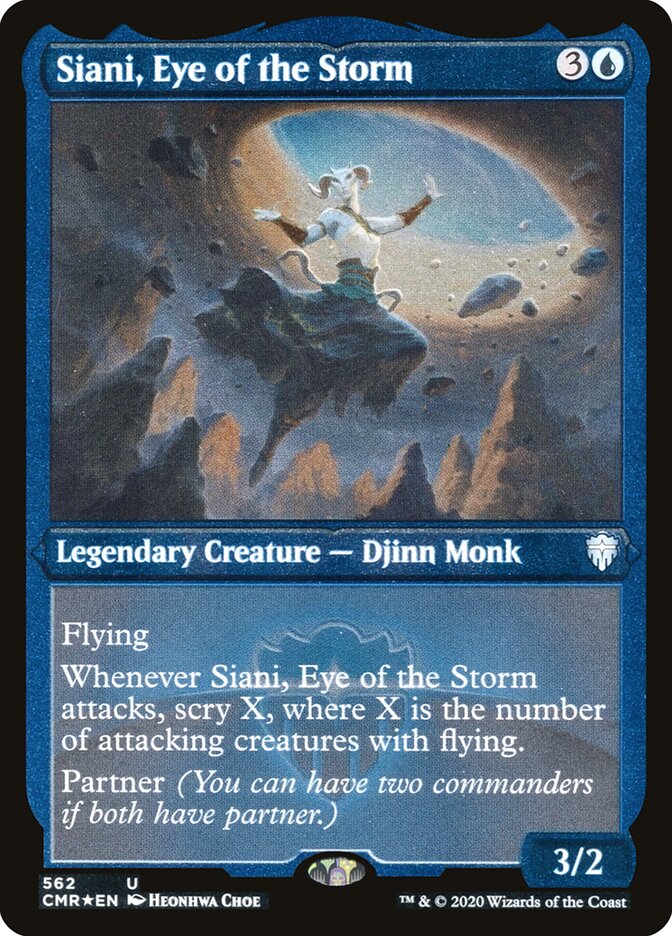 Siani, Eye of the Storm (Etched) [Commander Legends] | Gamers Paradise
