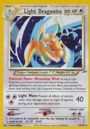 Light Dragonite (14/105) [Neo Destiny Unlimited] | Gamers Paradise
