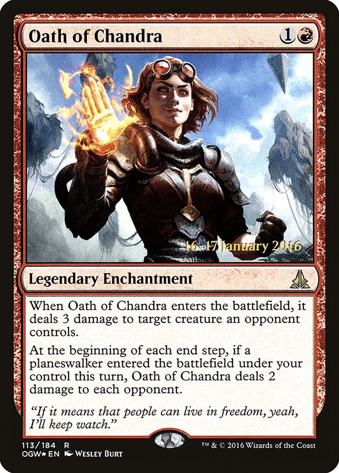 Oath of Chandra [Oath of the Gatewatch Prerelease Promos] | Gamers Paradise