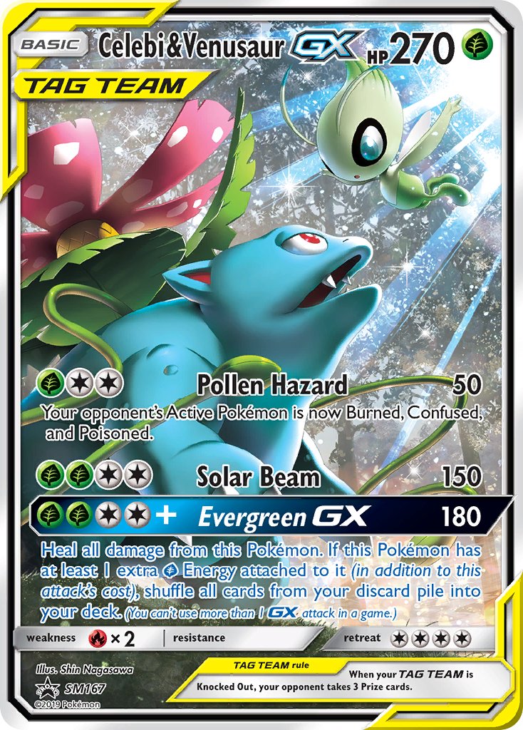 Celebi & Venusaur GX (SM167) [Sun & Moon: Black Star Promos] | Gamers Paradise