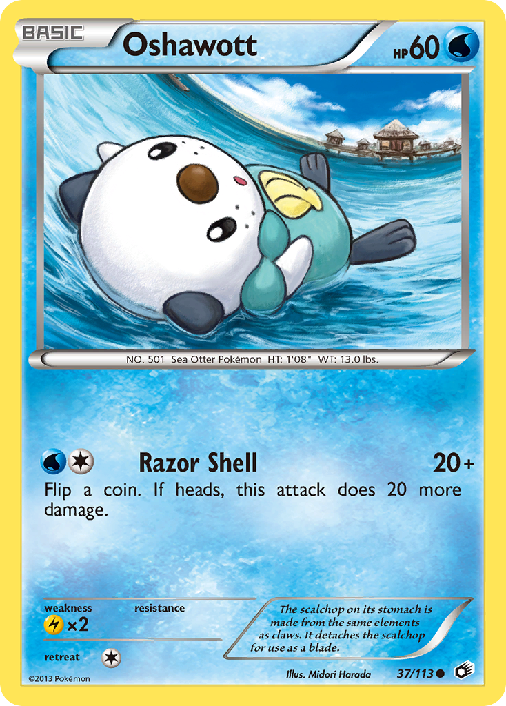 Oshawott (37/113) [Black & White: Legendary Treasures] | Gamers Paradise