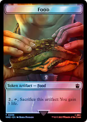 Fish // Food (0059) Double-Sided Token (Surge Foil) [Doctor Who Tokens] | Gamers Paradise