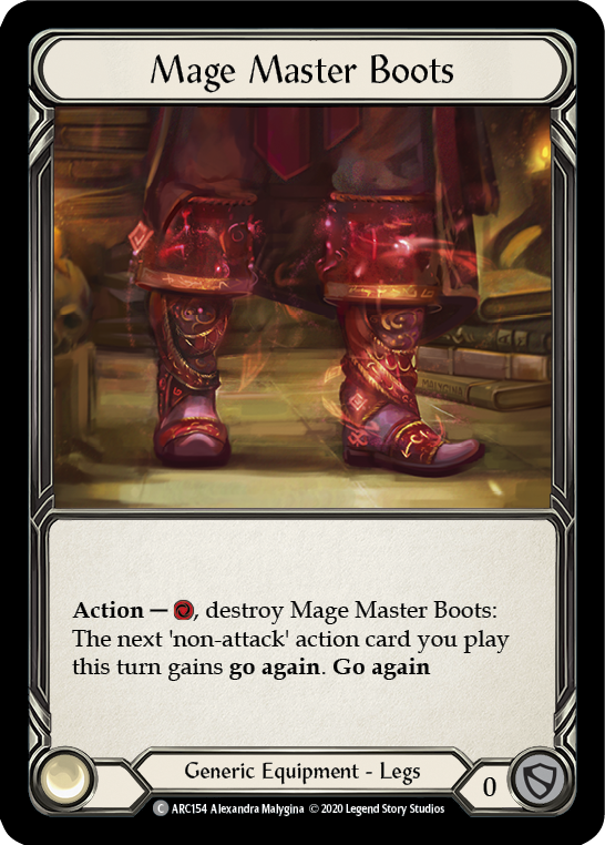 Mage Master Boots [U-ARC154] Unlimited Rainbow Foil | Gamers Paradise