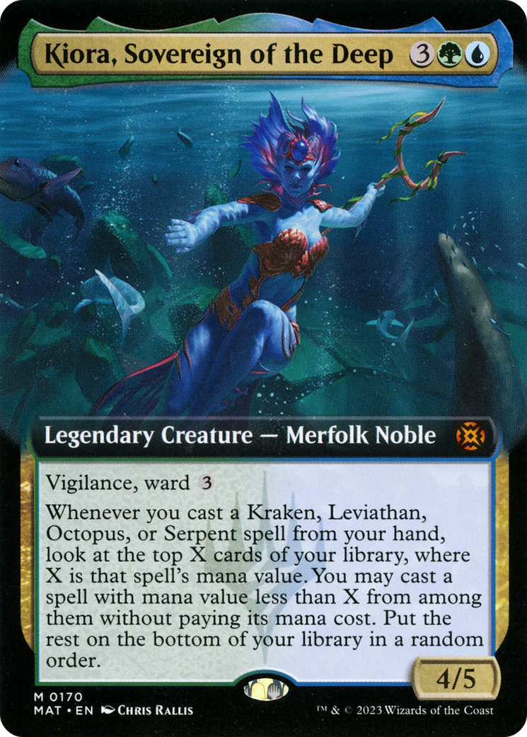 Kiora, Sovereign of the Deep (Extended Art) [March of the Machine: The Aftermath] | Gamers Paradise