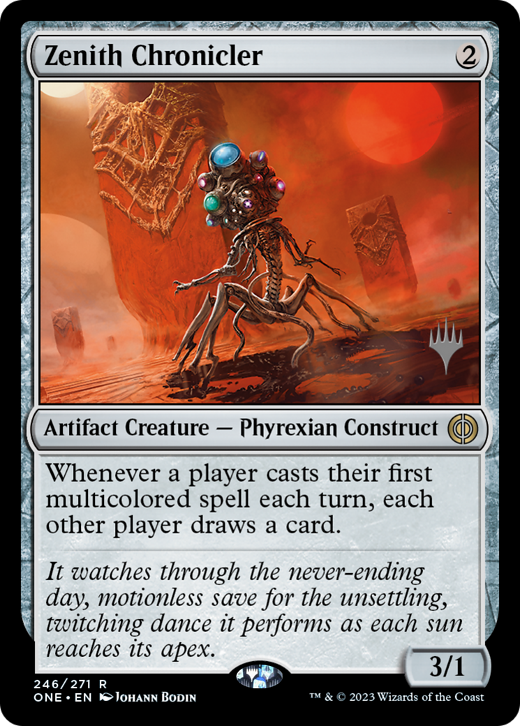 Zenith Chronicler (Promo Pack) [Phyrexia: All Will Be One Promos] | Gamers Paradise