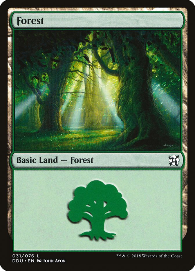 Forest (31) [Duel Decks: Elves vs. Inventors] | Gamers Paradise