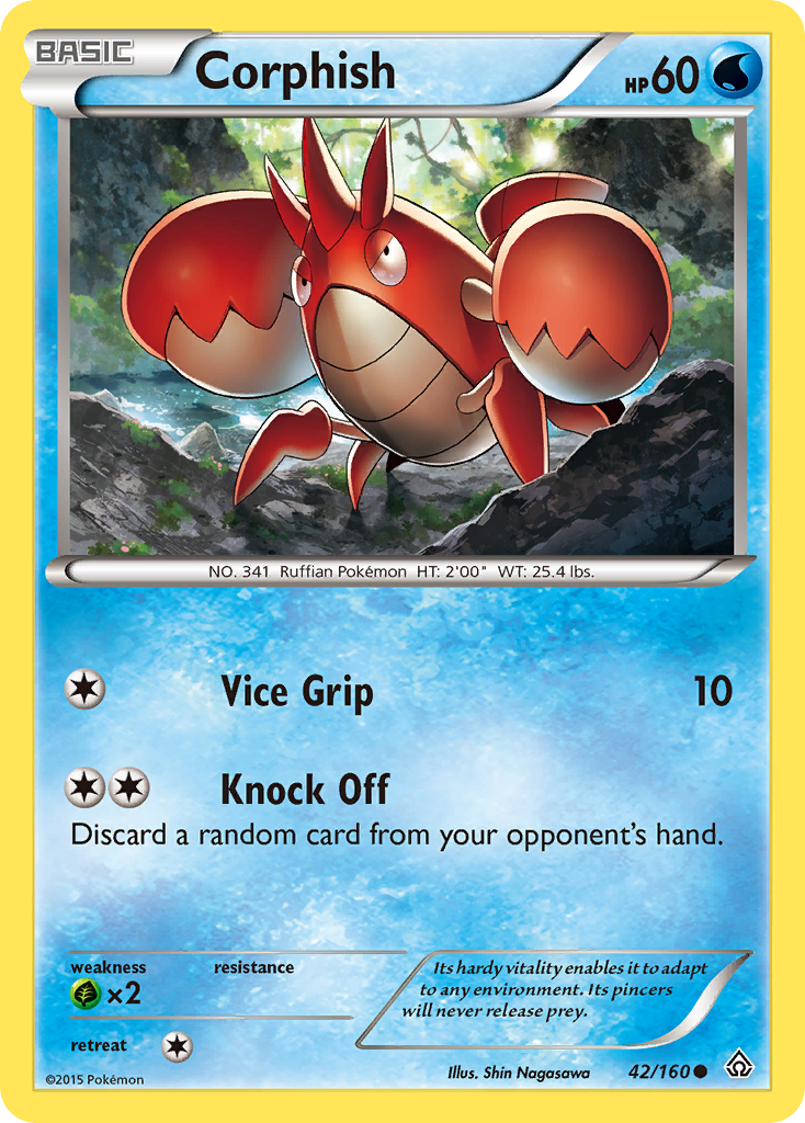 Corphish (42/160) [XY: Primal Clash] | Gamers Paradise