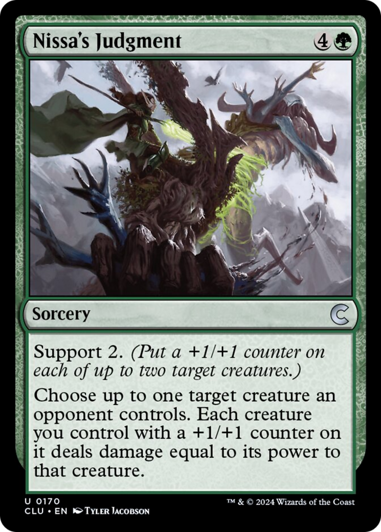 Nissa's Judgment [Ravnica: Clue Edition] | Gamers Paradise