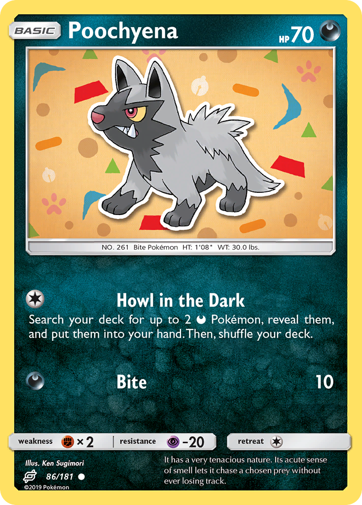 Poochyena (86/181) [Sun & Moon: Team Up] | Gamers Paradise