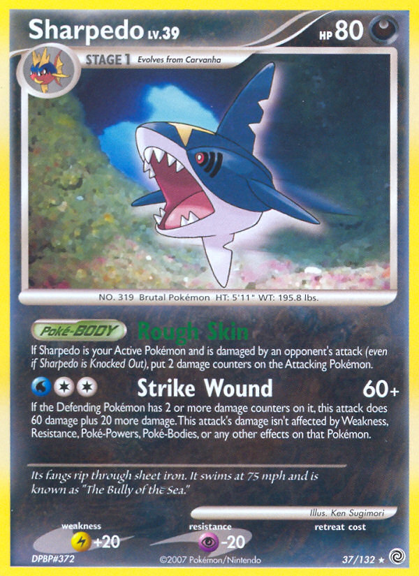 Sharpedo (37/132) [Diamond & Pearl: Secret Wonders] | Gamers Paradise