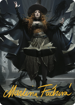 Tasha, the Witch Queen Art Card (41) (Gold-Stamped Signature) [Commander Legends: Battle for Baldur's Gate Art Series] | Gamers Paradise