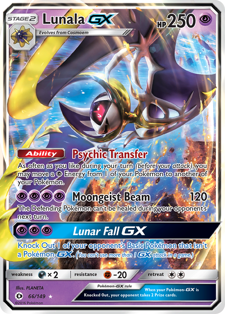 Lunala GX (66/149) [Sun & Moon: Base Set] | Gamers Paradise