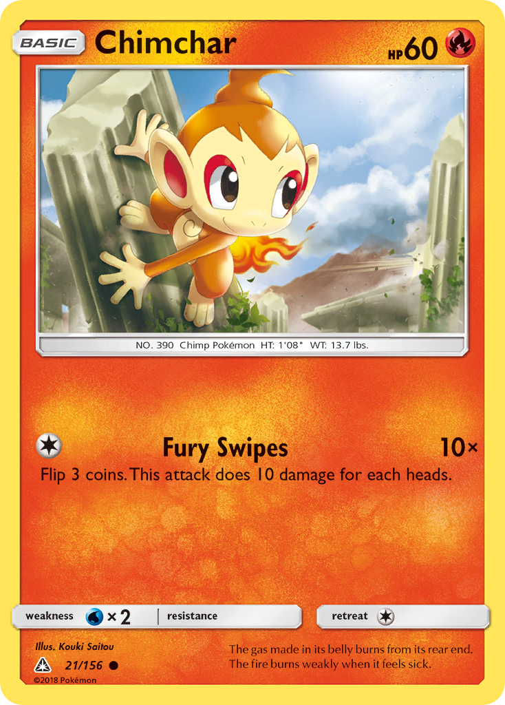 Chimchar (21/156) [Sun & Moon: Ultra Prism] | Gamers Paradise