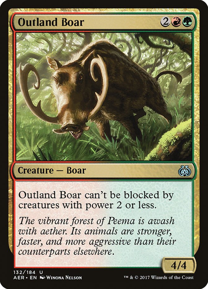 Outland Boar [Aether Revolt] | Gamers Paradise