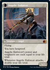 Enduring Angel // Angelic Enforcer [Innistrad: Midnight Hunt] | Gamers Paradise