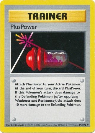PlusPower (84/102) [Base Set Shadowless Unlimited] | Gamers Paradise