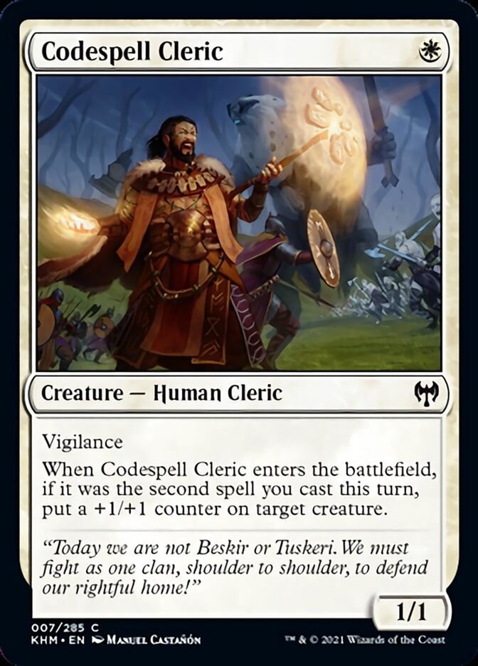 Codespell Cleric [Kaldheim] | Gamers Paradise