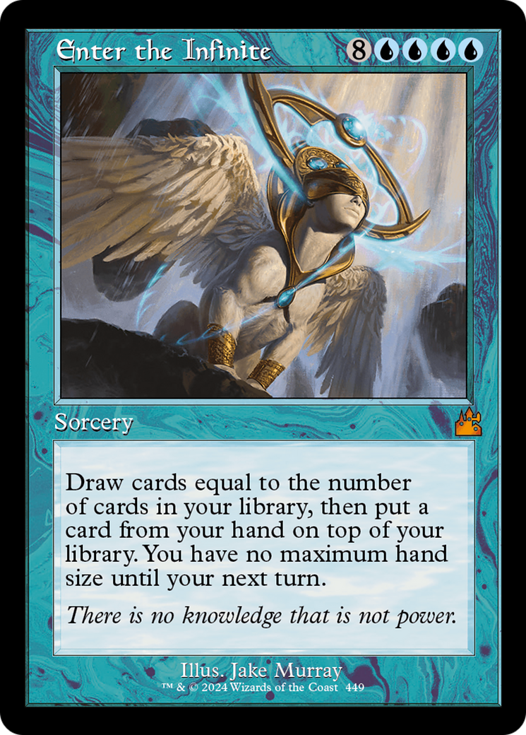 Enter the Infinite (Retro Frame) [Ravnica Remastered] | Gamers Paradise