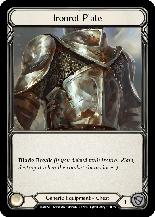 Ironrot Plate [TEA005-C] 1st Edition Normal | Gamers Paradise