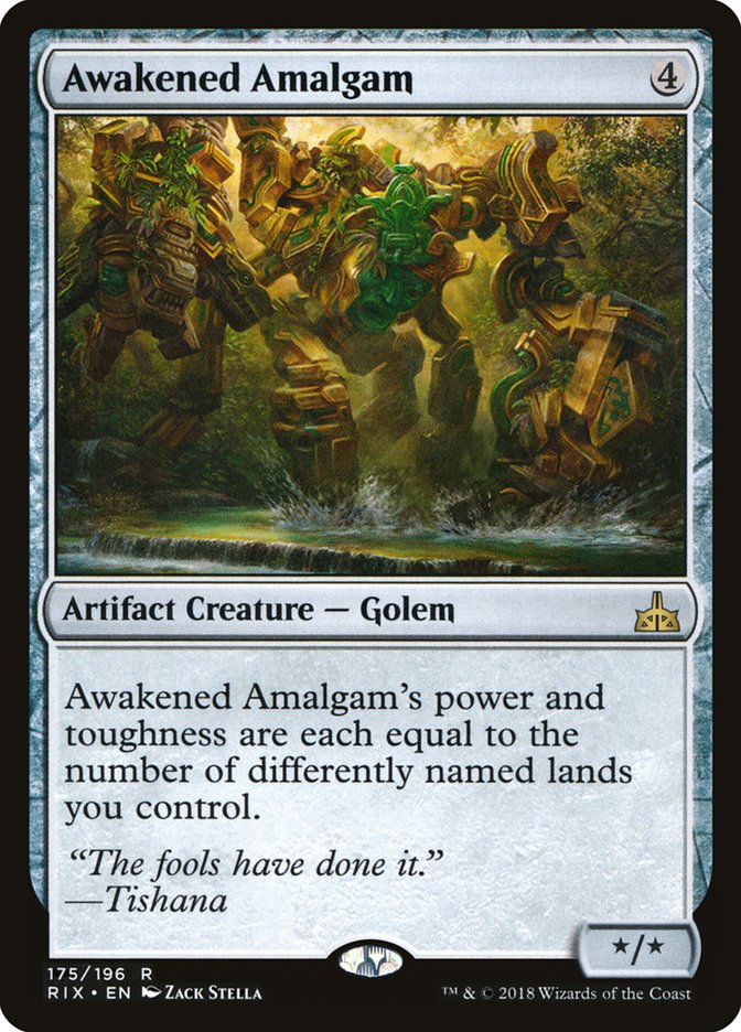 Awakened Amalgam [Rivals of Ixalan] | Gamers Paradise