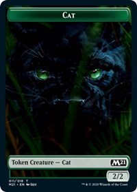 Cat (011) // Dog Double-Sided Token [Core Set 2021 Tokens] | Gamers Paradise