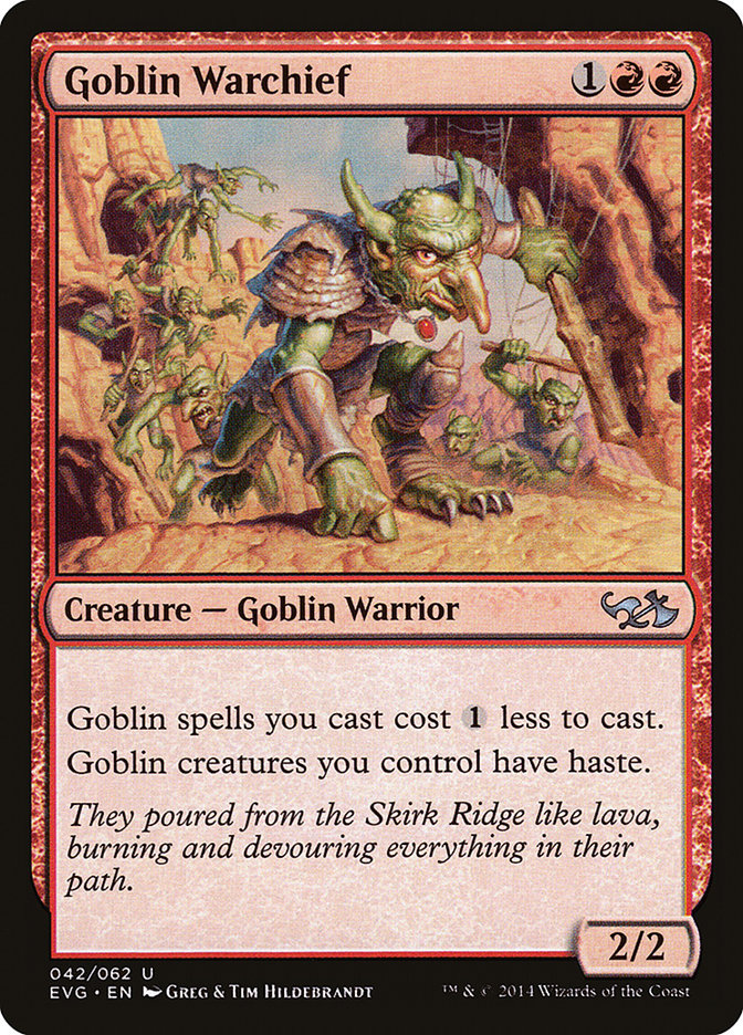 Goblin Warchief (Elves vs. Goblins) [Duel Decks Anthology] | Gamers Paradise