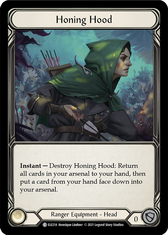 Honing Hood [ELE214] (Tales of Aria)  1st Edition Cold Foil | Gamers Paradise