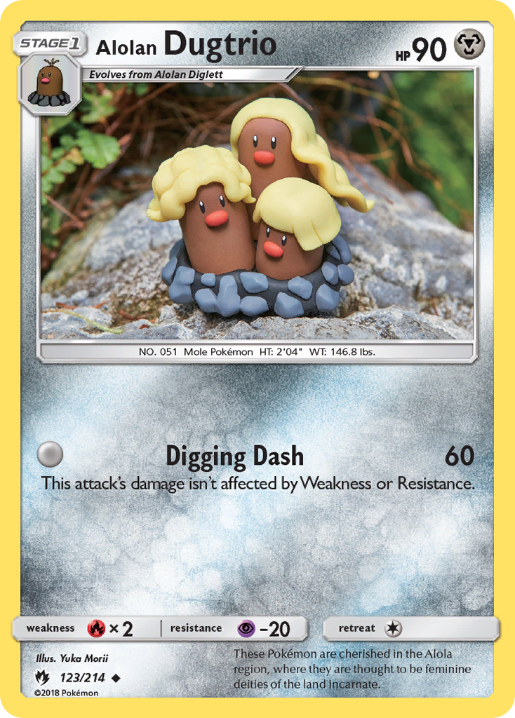 Alolan Dugtrio (123/214) [Sun & Moon: Lost Thunder] | Gamers Paradise