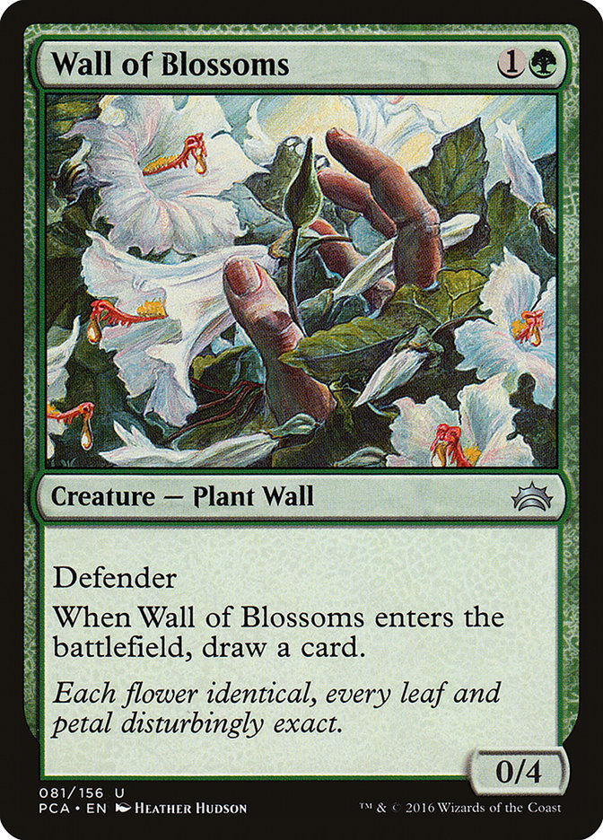 Wall of Blossoms [Planechase Anthology] | Gamers Paradise