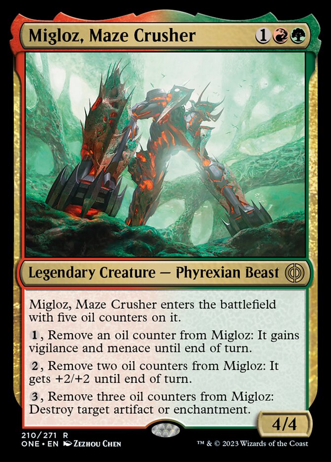 Migloz, Maze Crusher [Phyrexia: All Will Be One] | Gamers Paradise