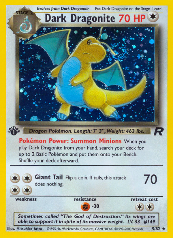 Dark Dragonite (5/82) [Team Rocket 1st Edition] | Gamers Paradise