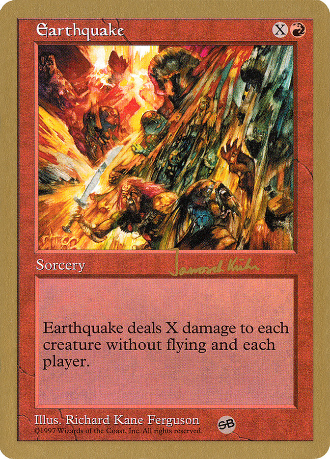 Earthquake (Janosch Kuhn) (SB) [World Championship Decks 1997] | Gamers Paradise