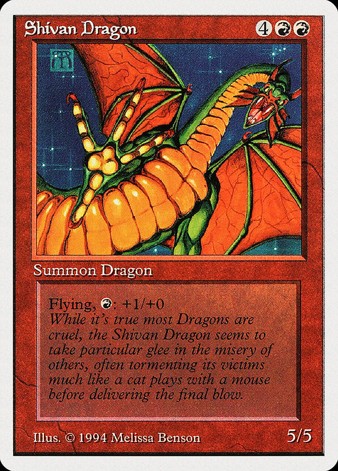 Shivan Dragon [Summer Magic / Edgar] | Gamers Paradise