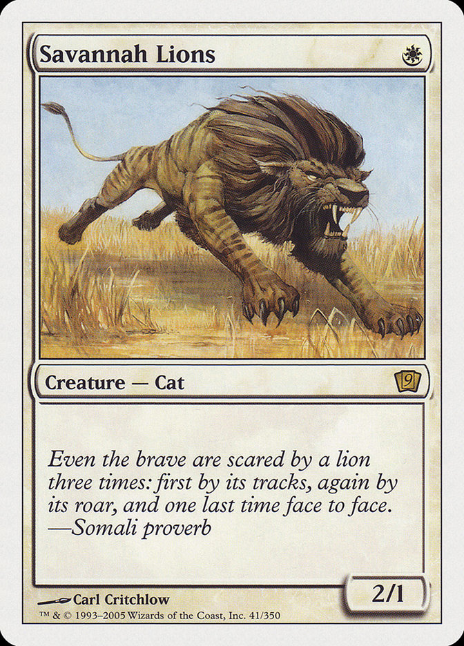 Savannah Lions [Ninth Edition] | Gamers Paradise