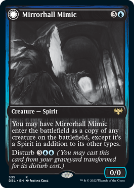 Mirrorhall Mimic // Ghastly Mimicry [Innistrad: Double Feature] | Gamers Paradise