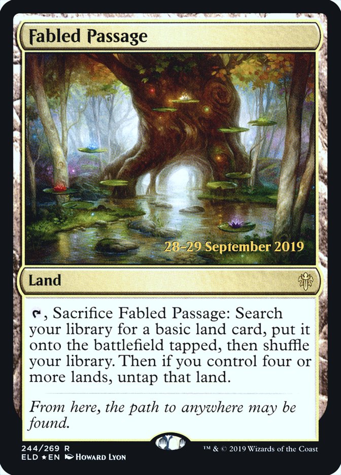 Fabled Passage [Throne of Eldraine Prerelease Promos] | Gamers Paradise