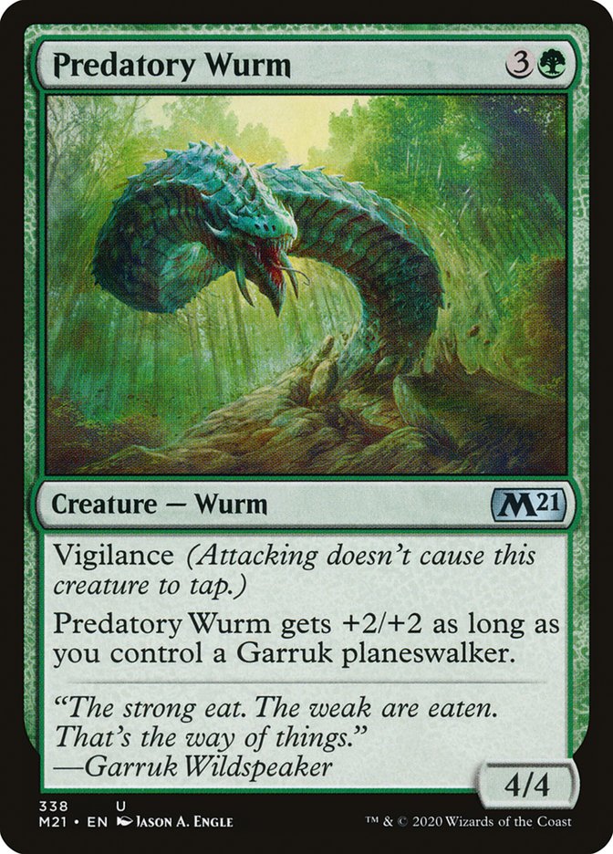 Predatory Wurm [Core Set 2021] | Gamers Paradise